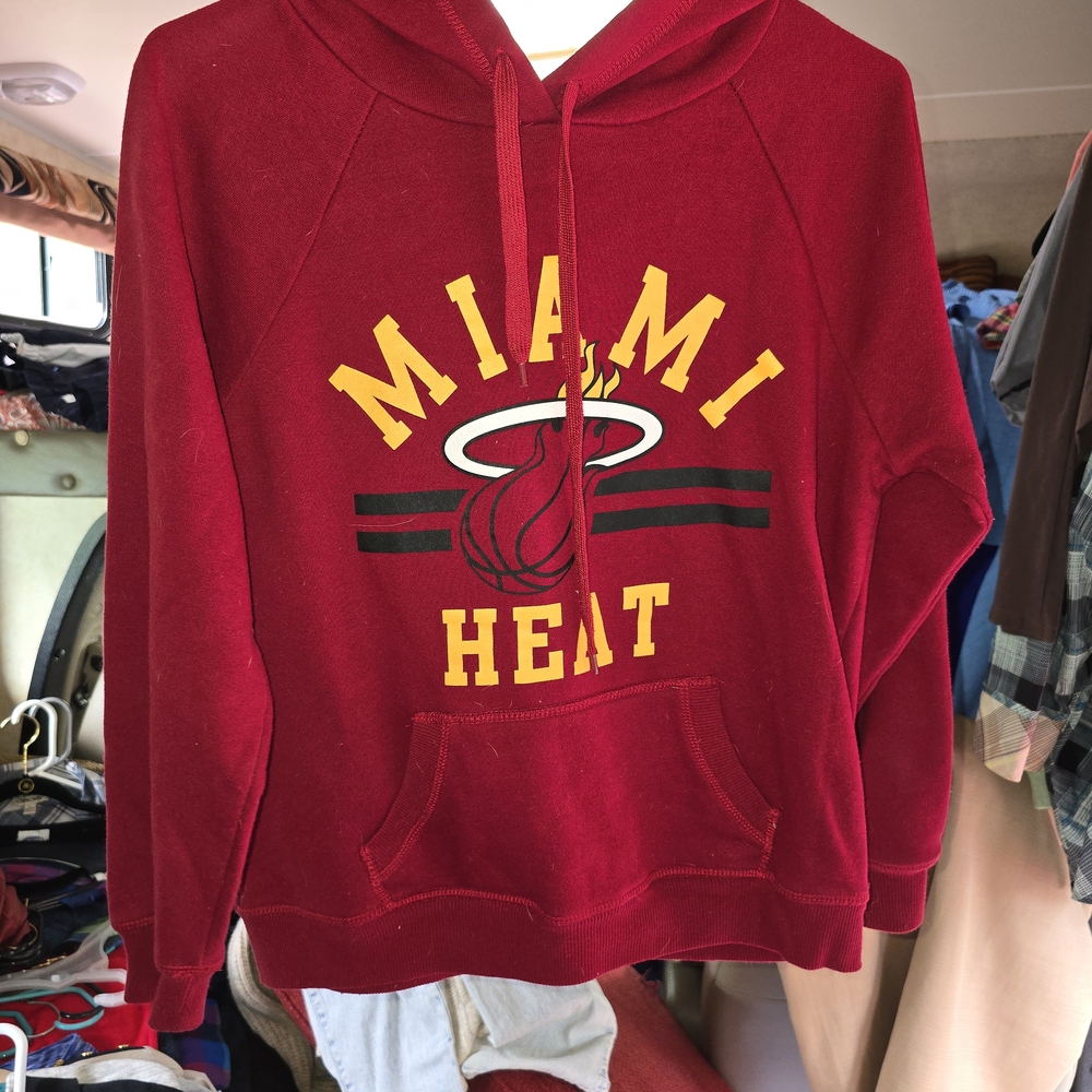 NBA Red Hoodie with Logo